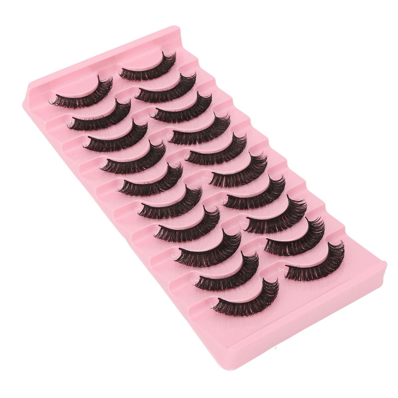 

10 пар накладных ресниц DD Curl Wispy Fluffy многоразовые 3D многослойные накладные ресницы для