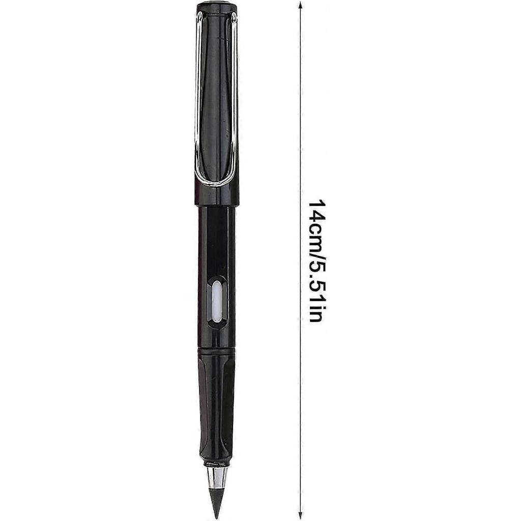 Pencils Everlasting Pencil, Portable Everlasting Pencil, Reusable Erasable, Metal Inkless Writing Ballpoint Pen, Interchangeable Graphite Nib Pencil,