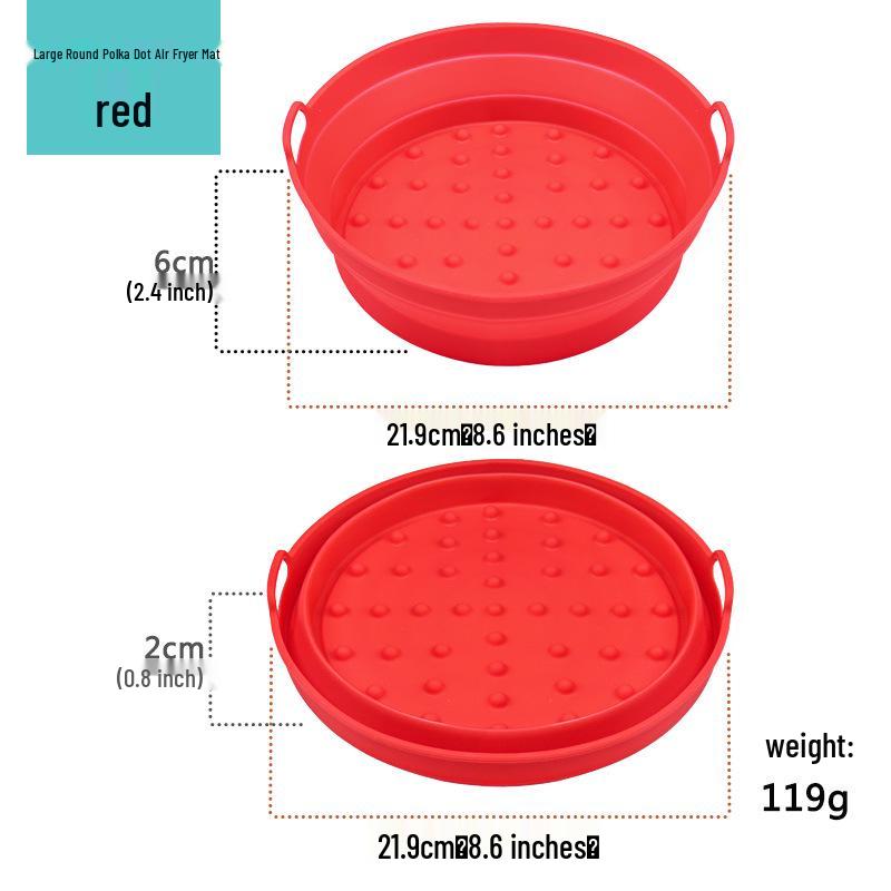 Silikonowa Forma do Pieczenia i Mata do Frytkownicy Powietrznej - Silikon Spożywczy
