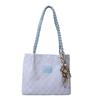 Autumn and winter new large-capacity bag women's casual foreign-style canvas shoulder bag 2024 texture class commuter tote bag