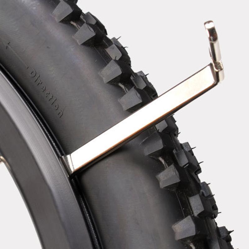 Set da 3 pezzi Leva per pneumatici da bicicletta Mountain bike Leva in metallo Leva per pneumatici esterni Attrezzo per rimuovere la leva per pneumatici Strumento per la riparazione delle ruote della bicicletta