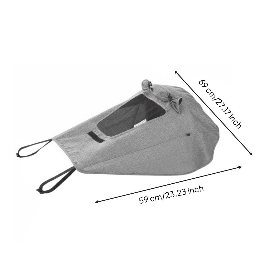 Capota impermeable para cochecito de bebé, toldo universal de fácil instalación
