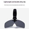 Polarized Clip Sunglasses for Men Women Frameless Flip Up One Piece Shield Lens UV Protection Glasses for Fishing Cycling Driving Running Climbing
