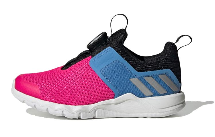 

Adidas Flex Boa Fitness Sports Slip Resistant Cushioning Breathable Low top Kids Running Shoes Pink Blue Kids EF9719 28