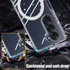 For Samsung Galaxy Z Fold7 5G Magnetic Case TPU + Acrylic Clear Phone Cover