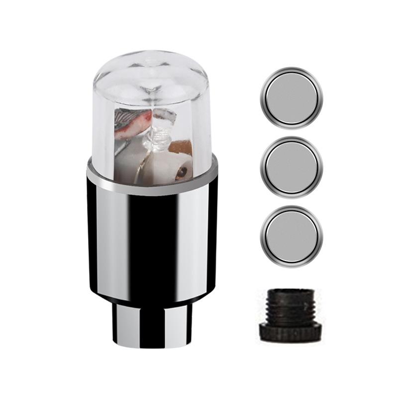 Car Colorful Hot Wheel Intelligent Dual Sense Tire Light Cool Wheel Hub Light Wheel Arc Light Valve Mouth Hot Wheel Light