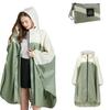 BeeChip Rain Poncho Stylish Color Cycling UV Waterproof Perfect for and Outdoor Activities Women's [Lightweight, Water-Repellent, Scheme] Poncho,