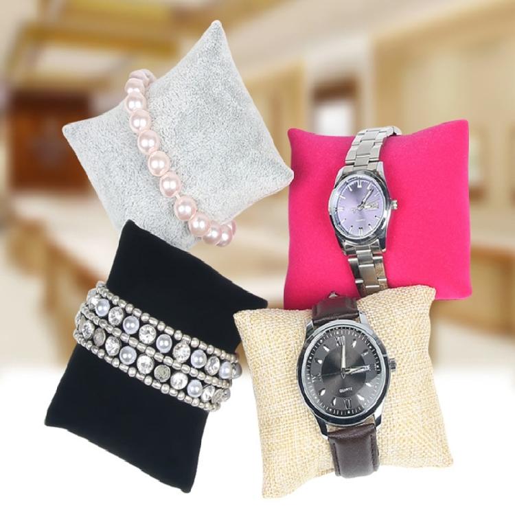 Wrist Chain Jewelry Display Pillows Practical Flannel Jewelry Cushions Sturdy Organizers For Home Or Store Decoration