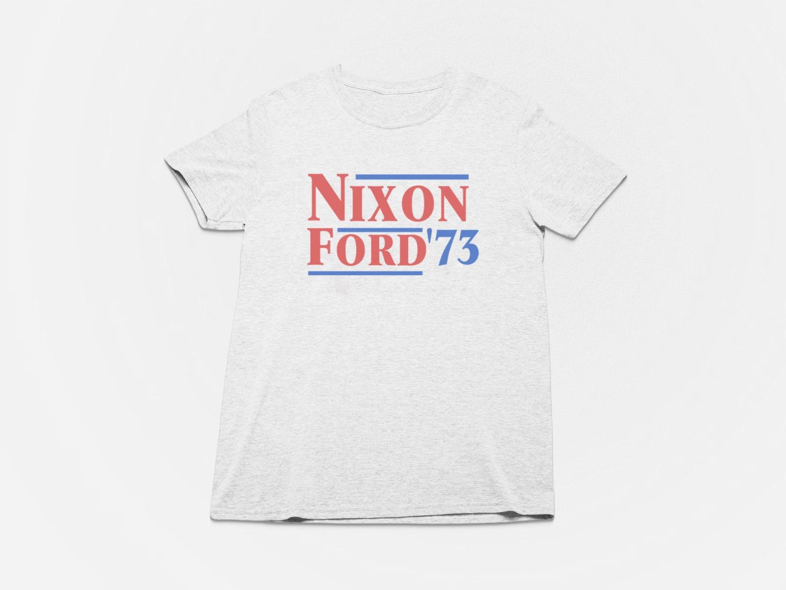 Richard Nixon & Gerald R. Ford Tshirt, (1973-1974) Campaign, Political L