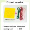1 set Kit da Ricamo Fai da Te per Bambini Animale dei Cartoni Animati Kit da Cucito in Feltro Materiale Fai da Te Artigianato da Cucire in Feltro