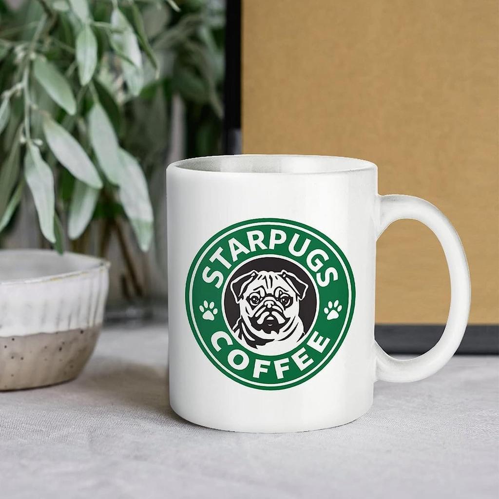 Pug Mug, Coffee Cup, Insulated, Stylish, Ceramic Milk Cup, 330ml