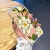White Camellia with Bud Lucency Phone Case for IPhone 14 15 16 13 12 11 17 Pro Max 12 13 Mini Soft Cover