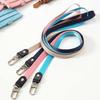 Neck Lanyard Student Card Bag PU Leather ID Card Holder Fashion Card Badge Holder  Men Women