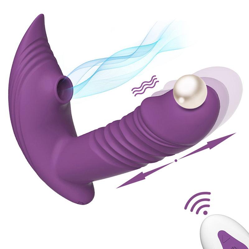 Vibradores vibratórios sem fio, sucção potente, estimulador de clitóris e ponto G, massageador de vagina
