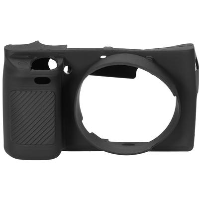 Soft Silicone Camera Case Protective Cover with Easy Access Design for Sony A6000 Black