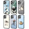 S-Shaun The S-Sheep Phone Case Black Hard Plastic Phone Case For Iphone 17 Air 16 15 14 13 12 11 Pro Max PC TPU Ins Case
