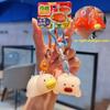 Roast Pig Car Key Pendant Uv Sensitivity Bag Hanging Decoration  Backpack