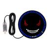 1Pcs Creative Car Back Window Devil's Eye LED Decorative Eye Light Expression Light Rear Window  Truck Car Warning Light