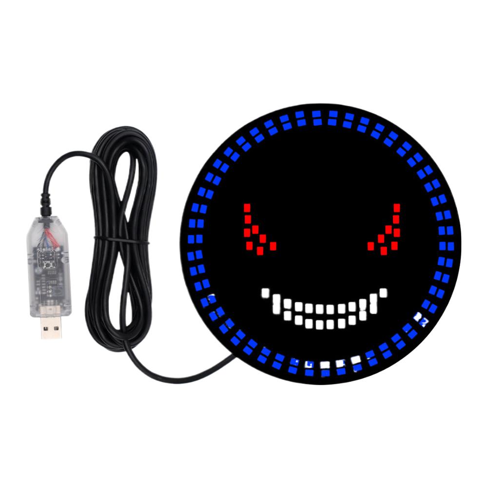 1Pcs Creative Car Back Window Devil's Eye LED Decorative Eye Light Expression Light Rear Window Truck Car Warning Light
