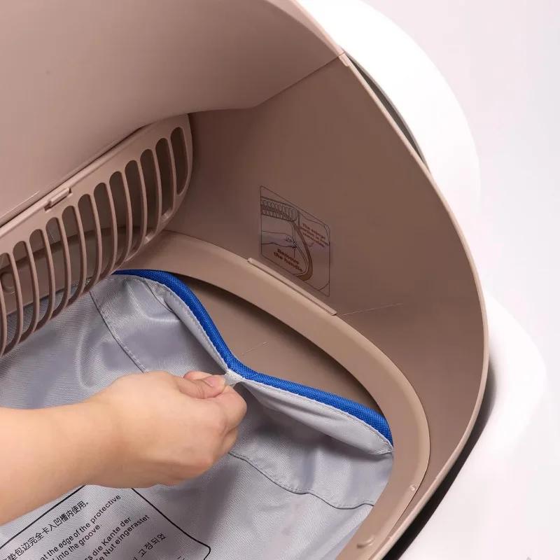 Ersatz-Einlage für Katzenklo, waschbares Stoffpolster für automatische Katzentoilette, saugfähig, wasserdicht, kratzfest, Toilettenmatte