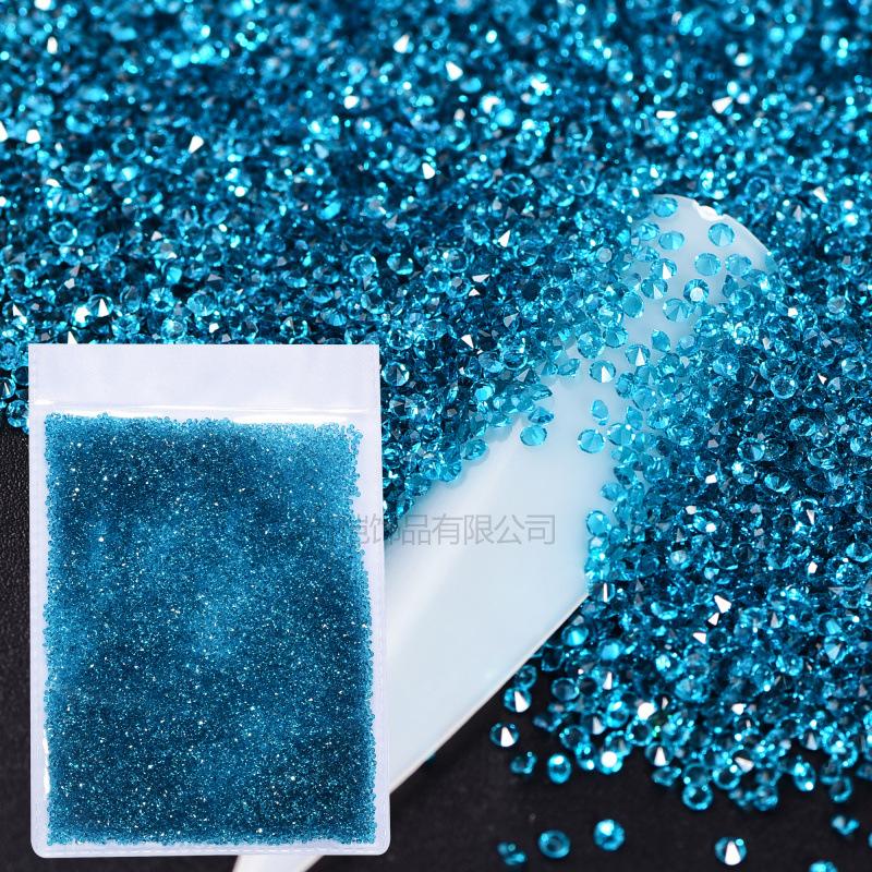Nail Art Micro Zircon, Glass Crystal Sand Bare Diamond Pointed Bottom Rhinestone Diy Nail Art Accessories
