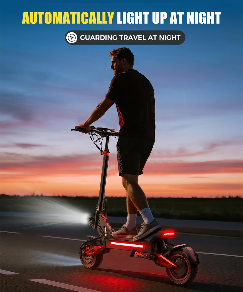 FREEBOY J15 MAX Adult E-Scooter 1600W48V18AH Folding E-Scooter 10 Fat Tire E-Mountain Scooter