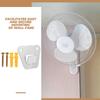 1Set Wall Mount Fan Bracket Steel Flat Bracket Sturdy Holder for Universal Electric Fan Mounting Replacement Accessory