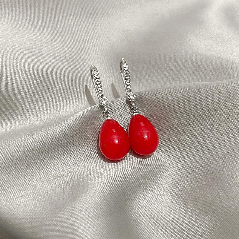 Pearl Earrings, High-End Geometric Flower Fringed Earrings Temperament Bow Stud Earrings Women