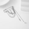 Trendy Faux Pearl Brooch Exquisite Snake Shape Pin INS Style Suit Lapel Pin  Suit Decoration