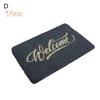 CO&LO Front Door Mat Welcome Letter Print Home Decor Durable Front Entrance Floor Mat for Living Room