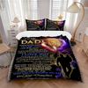 3pcs Father's Day Gift Duvet Cover Set, Cover For Bedroom Guest Room (1 Duvet Cover + 2 Pillowcase, Without Quilt),  Yy250922221