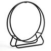 Hobro Black Metal Firewood Rack Wheel