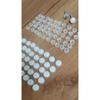 Tappo decorativo per viti autofilettanti bianco 10 pezzi