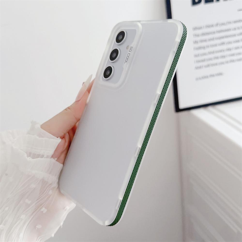 Matte Clear Soft Case for Samsung Galaxy S24 Ultra S24 Plus S23 S21 FE A15 A55 A35 5G A34 A25 A23 A13 A14 Shockproof TPU Cover