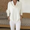 Women Sweater, Long Sleeve ,Solid Color Knitwear ,Casual Tops ,Autumn Winter Fashion Clothing