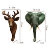 Vintage Stereo Animal Rack Resin Wall Coat Rack Wall Hook Home Wall Decoration Household Products