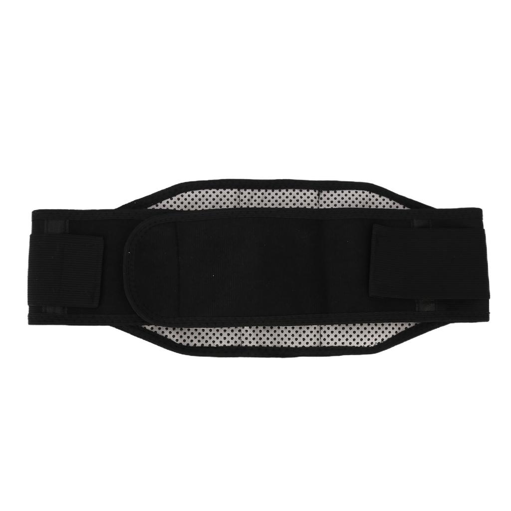 Self Heating Waist Belt Thermal Magnetic Therapy Lumbar Support Belt for Men WomenXL Black