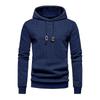 2025 New Men's Hooded Plaid Sweater Youth Casual Sports Jacquard Pullover Jacket Thin Pullover