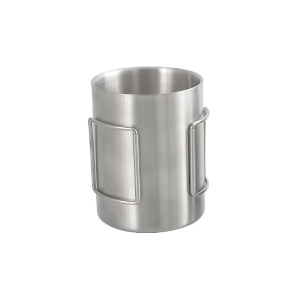 Stainless Steel Folding Water Cup Outdoor Camping Portable Cup