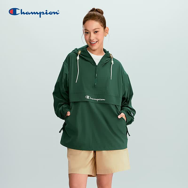 Champion Half-Zip Hooded Jacket XL