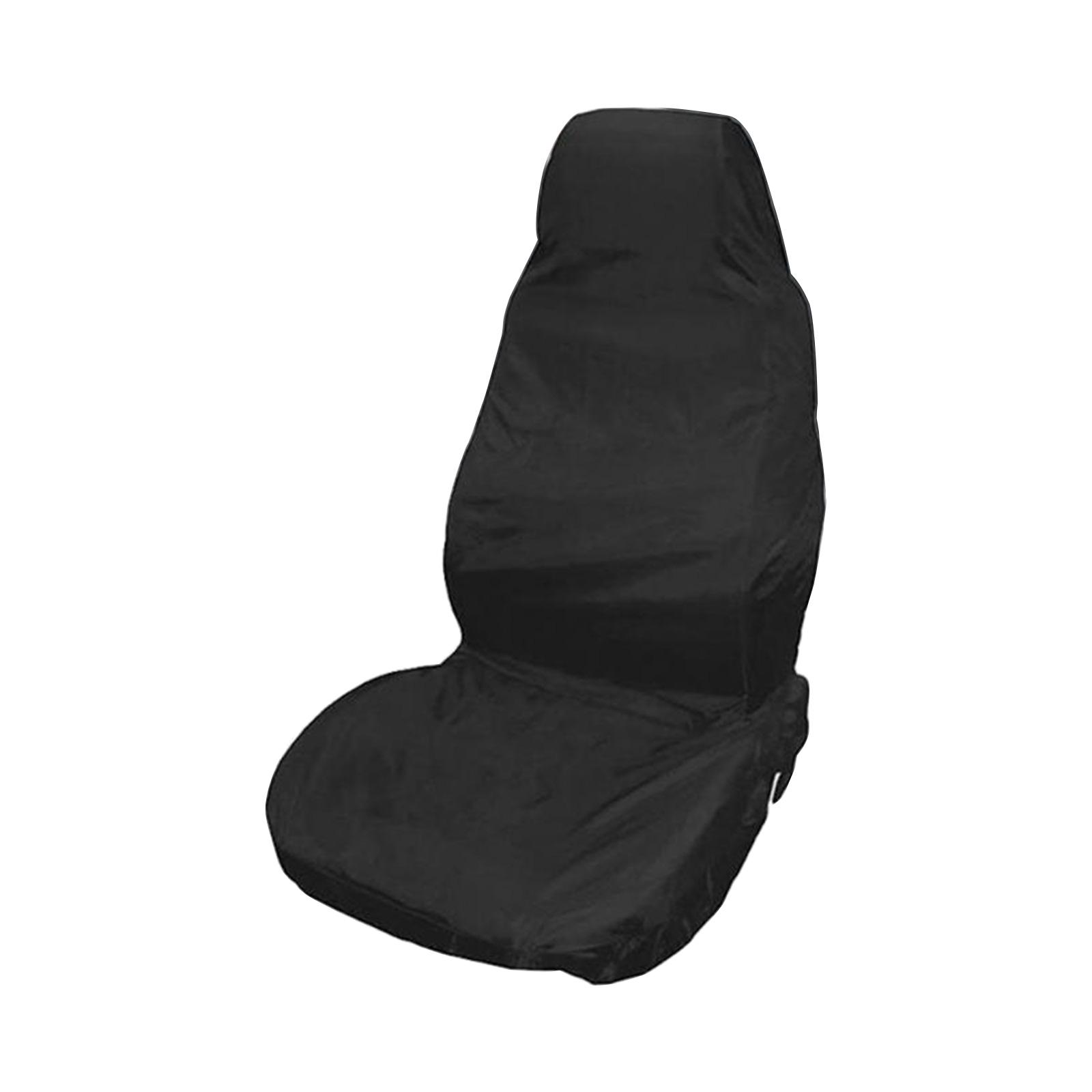 

Black Oxford Cloth Car Seat Cover Front / Rear Seat Cushion Cover Waterproof Full Wrap Seat Protector Universal A