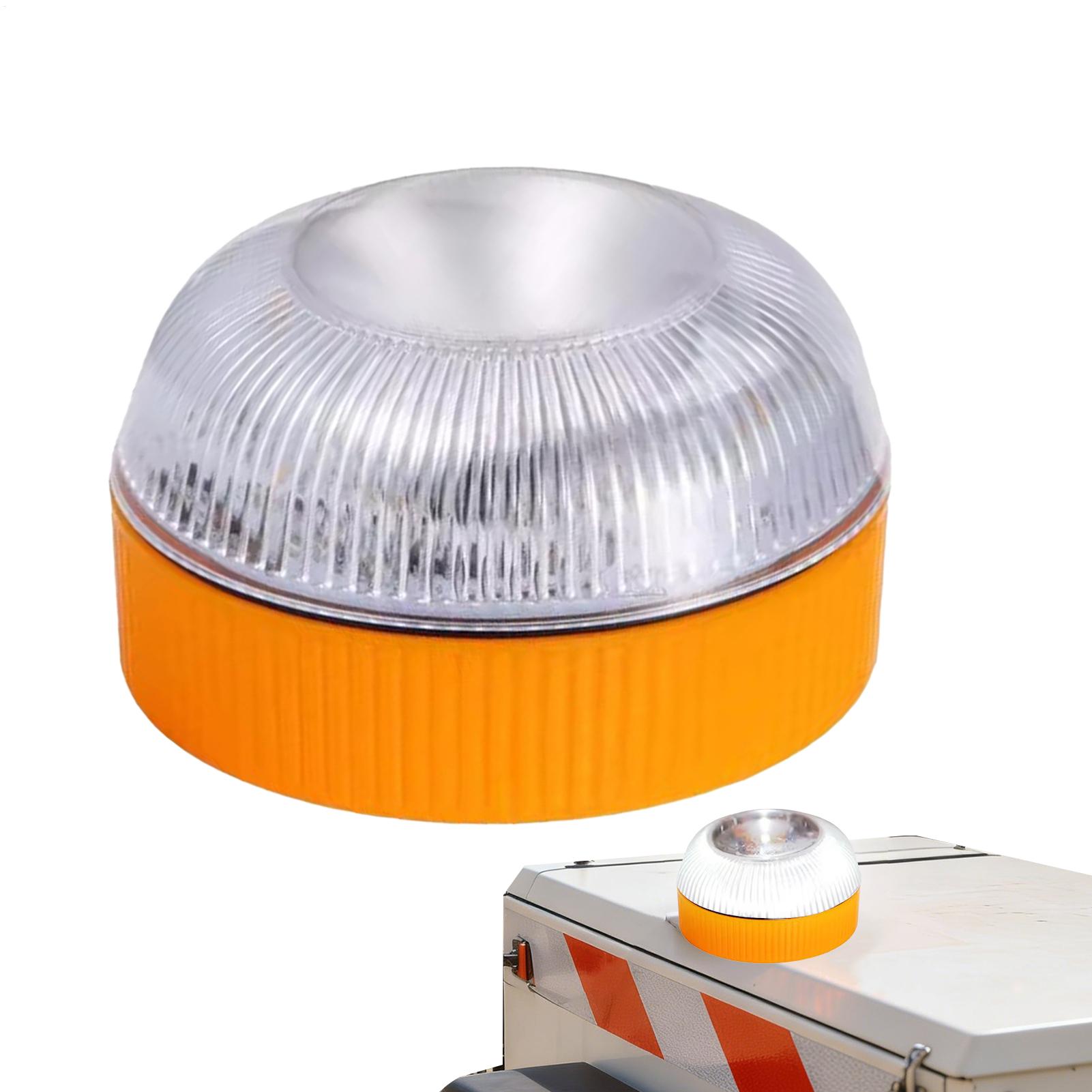 

V16 Mini Flashing Light LED Magnetic Warning Light Ltra-Bright 4 Modes Safety LED Lighting Multi-color Traffic Flashing Light CHINA