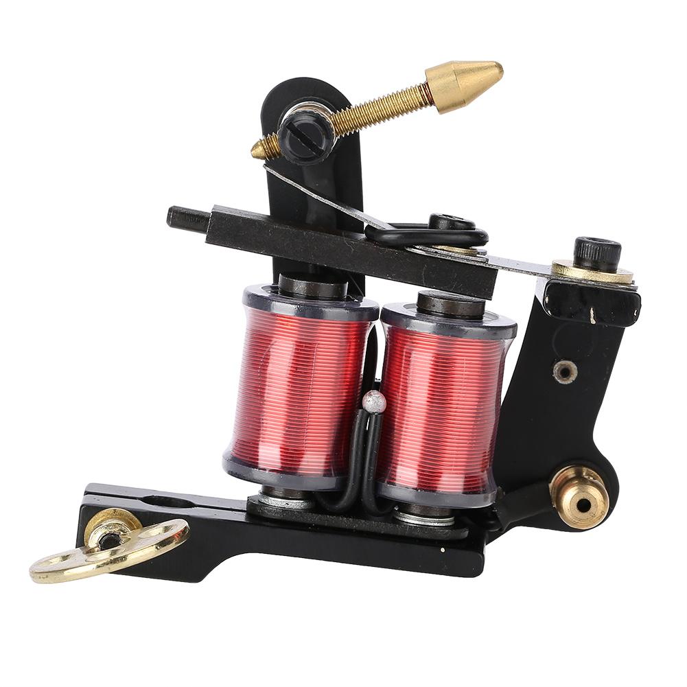 8 Wraps Professional Alloy Tattoo Machine Copper Coils Tattoo Liner Machine  Gun