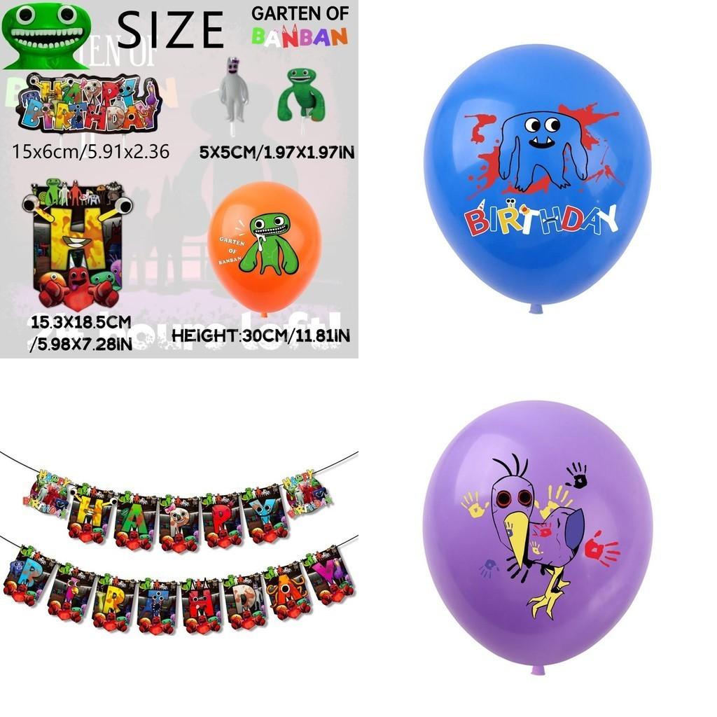 Beautifully Designed Garten Of Banban Garden Birthday Party Balloon Kit With Banner And Spread Balloons