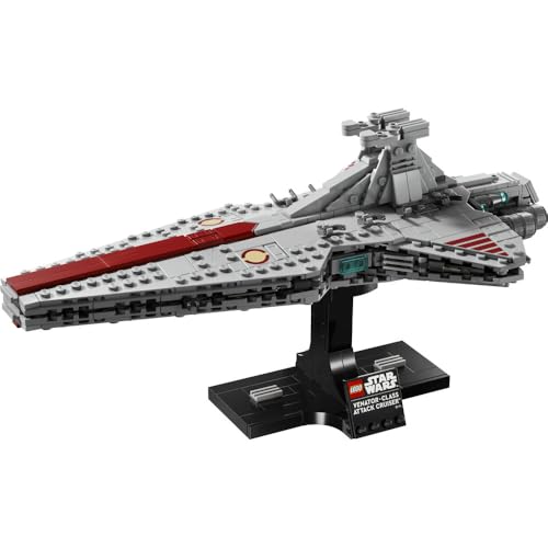 LEGO Star Wars Venator-Klasse Angriffskreuzer™ Spielzeug, Geburtstagsgeschenk, Bausteine, Weltraumkampf-Roboter, 75441