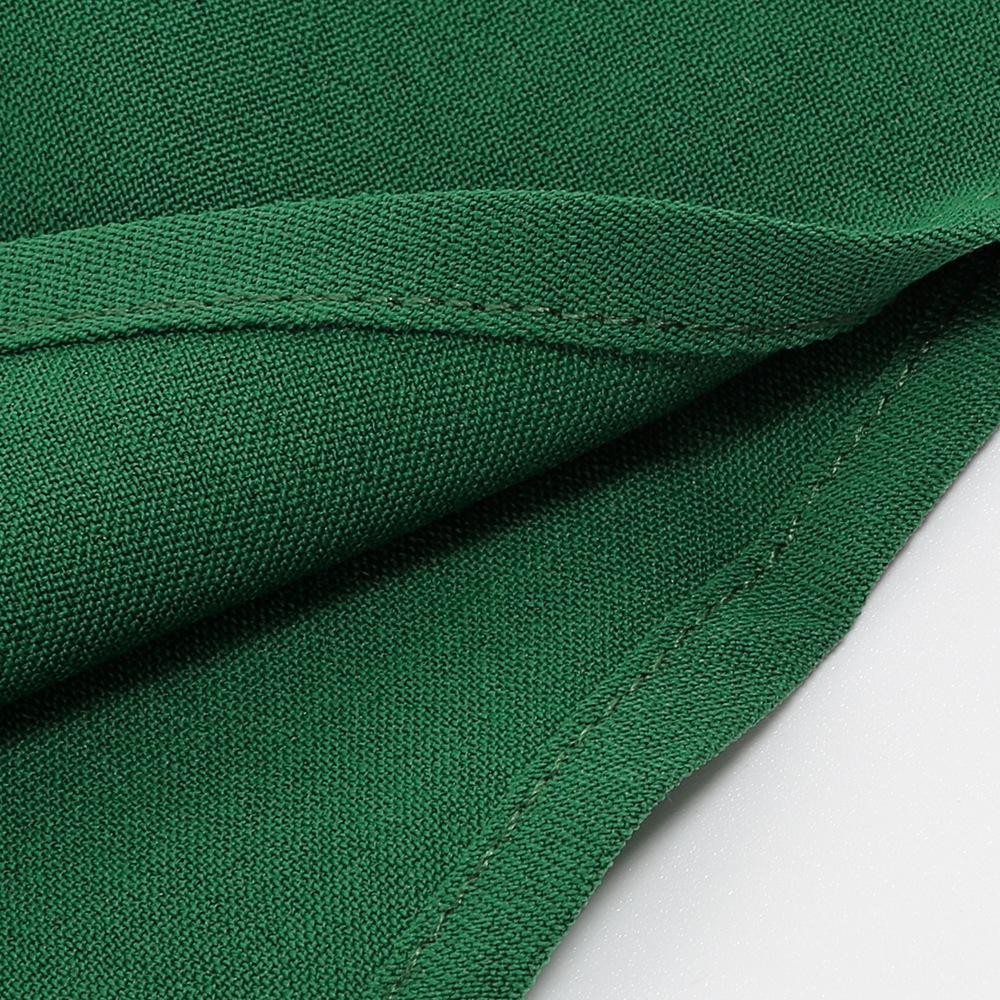 Dámské Podzim Zima O Neck Mašlička Jednobarevné Šaty S-XXL s vysokým pasem a dlouhým rukávem