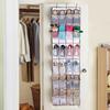 24 Pockets Non Woven Fabric Folding Hanging Door Closet Storage Bag Shoes Organizer