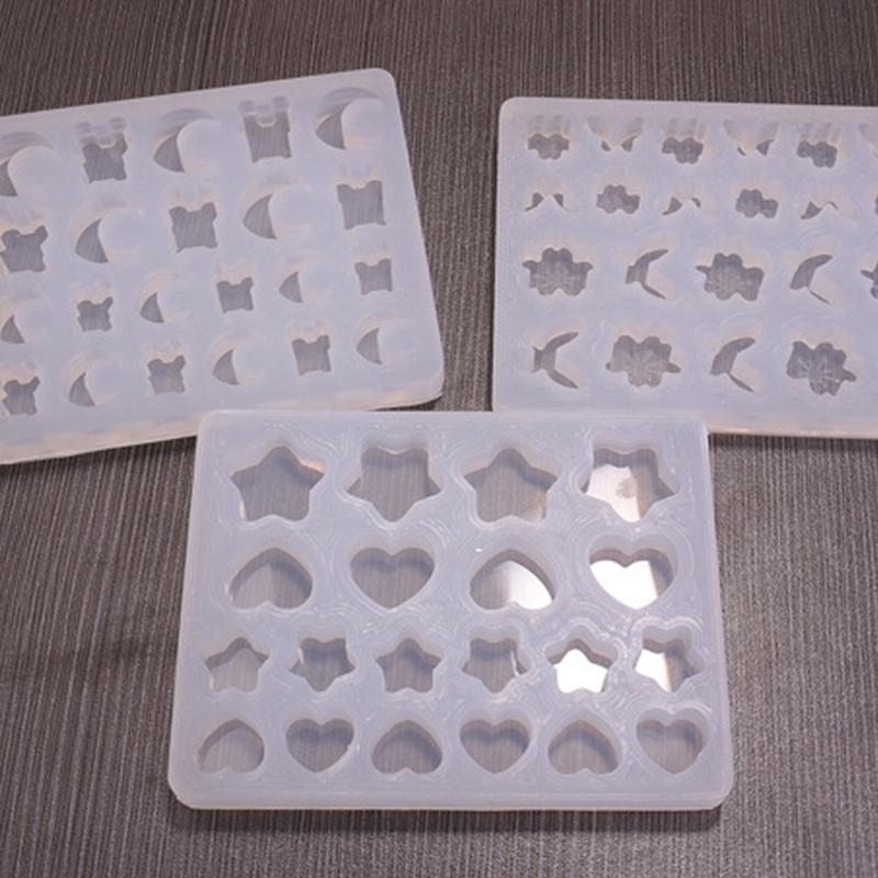 Formy do biżuterii z żywicy Formy silikonowe do odlewania zawieszek Wielokrotnego użytku do rękodzieła DIY Tworzenie biżuterii Prezent Brelok Ciasto