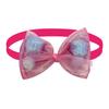 50/100PCS Lace Bow Ties for Small Dog Adjustable Dog Collar Cat Collar Cute Pompoms Bowties for Puppy Dog Grooming Accessories