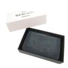 Used AUTHENTIC BERLUTI Itauba Wide Calligraphy Clutch bag blue Leather